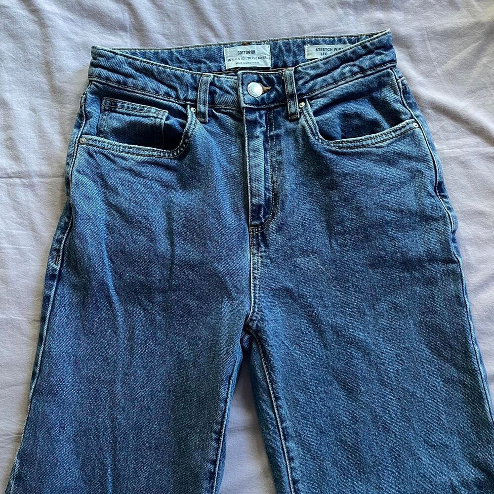 Cotton-on Women's Blue and Navy Jeans